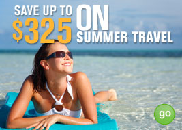 save up to $325 on summer travel - go