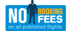 no booking fees on all published flights